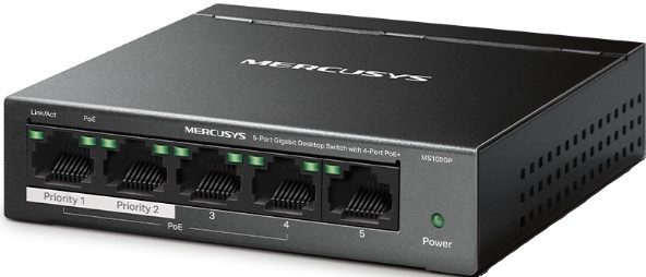Коммутатор неуправляемый Mercusys MS105GP