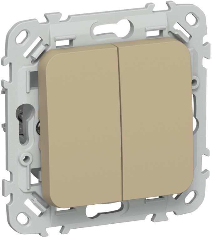 Переключатель двухклавишный IEK FI-V22-0-10-1-K59