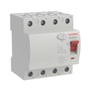 Выключатель дифференциального тока (ВДТ, УЗО) DKC MDL100-4P3-40-AC