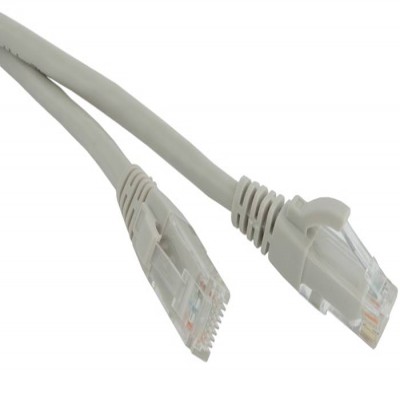 Кабель патч-корд U/UTP 6 кат. 3м Lanmaster LAN6-45-45-3.0-GY