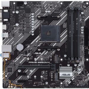 Материнская плата ASUS PRIME B550M-K, AM4, AMD B550, mATX