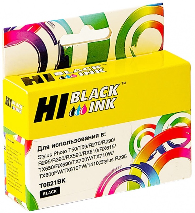 Тонер-картридж Hi-Black HB-T0821 Черный