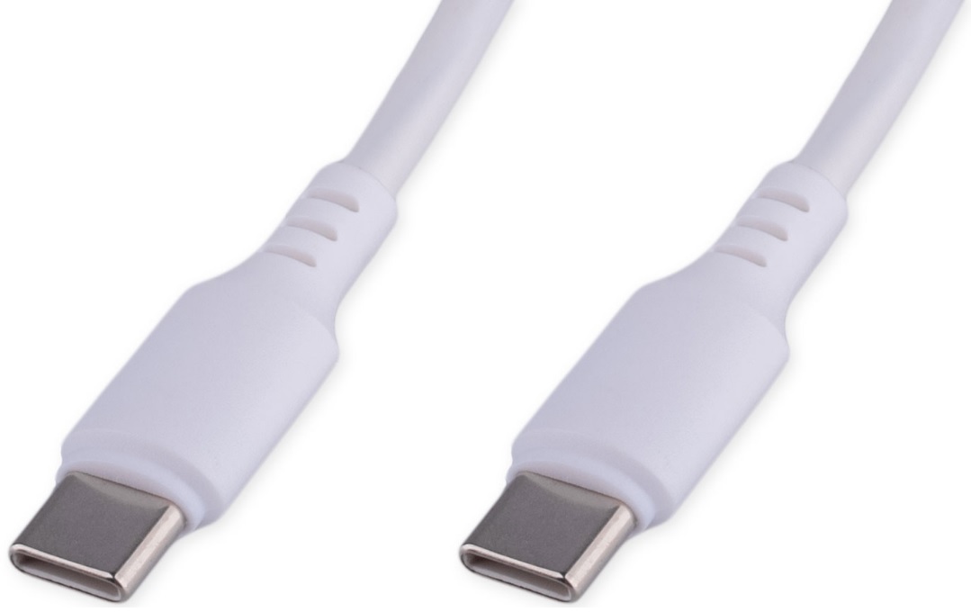 Кабель интерфейсный USB 2.0 Cablexpert CC-USB2-CMCM-100-1.8M-W
