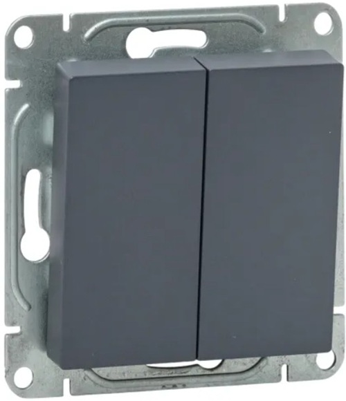 Переключатель двухклавишный EKF UP1-SWG-22