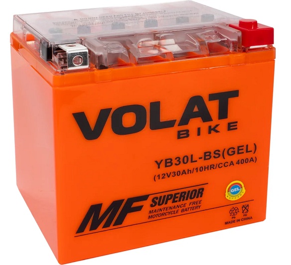 Батарея VOLAT YB30L-BS(GEL)Volat