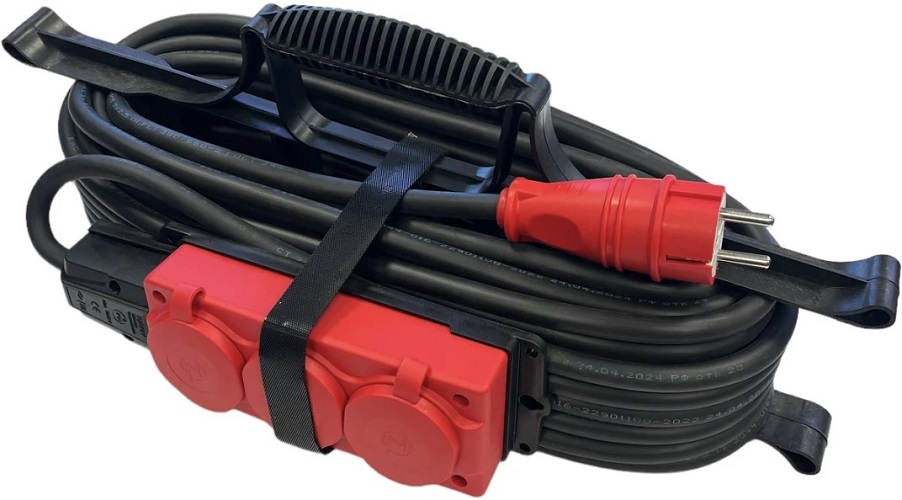 Удлинитель силовой iTOK i-CONNECT-COLOR-SUR-PVS-315-3-54-15-RED