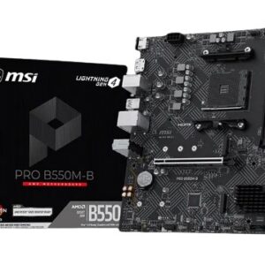 Материнская плата MSI PRO B550M-B, AM4, AMD B550, mATX
