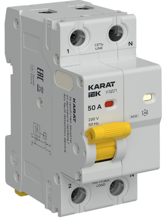 Устройство защиты от дугового пробоя IEK KA-DP10-1-050