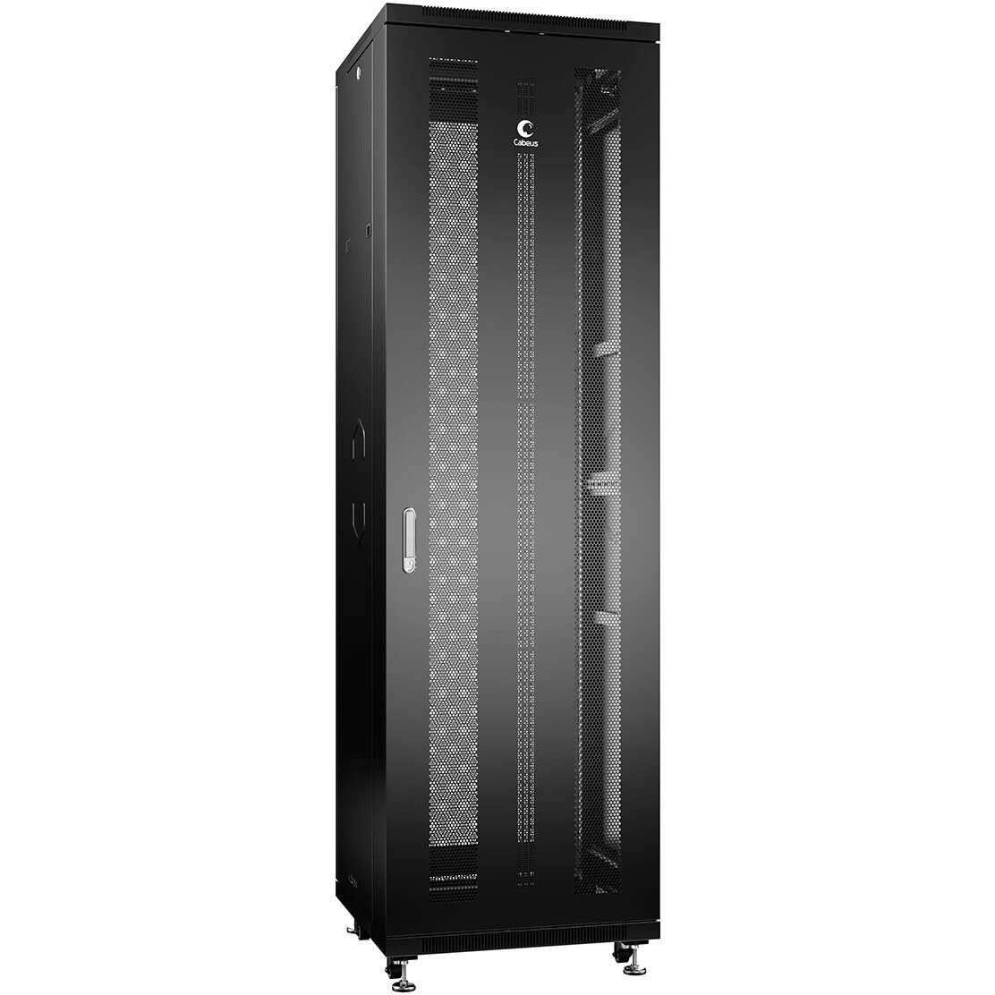 Шкаф напольный 19", 42U Cabeus ND-05C-42U60/60-BK