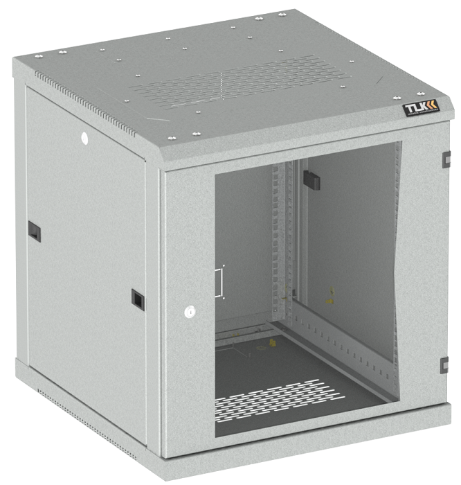 Шкаф настенный 19", 15U TLK TWC-156060-R-G-GY