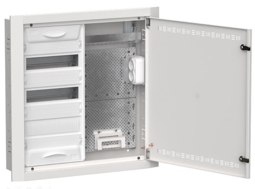 Щит распределительный встраиваемый IEK TI5-51-V-2X036-30