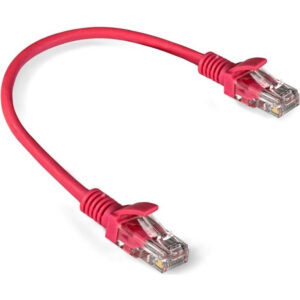 Патч-корд ExeGate UTP-RJ45-RJ45-5e-0,3M-LSZH-RD, 0.3м