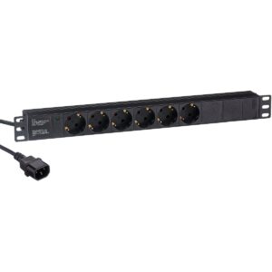 Блок розеток Exegate ServerPro PDU-19H604 Al-6S-C14-2.5CU