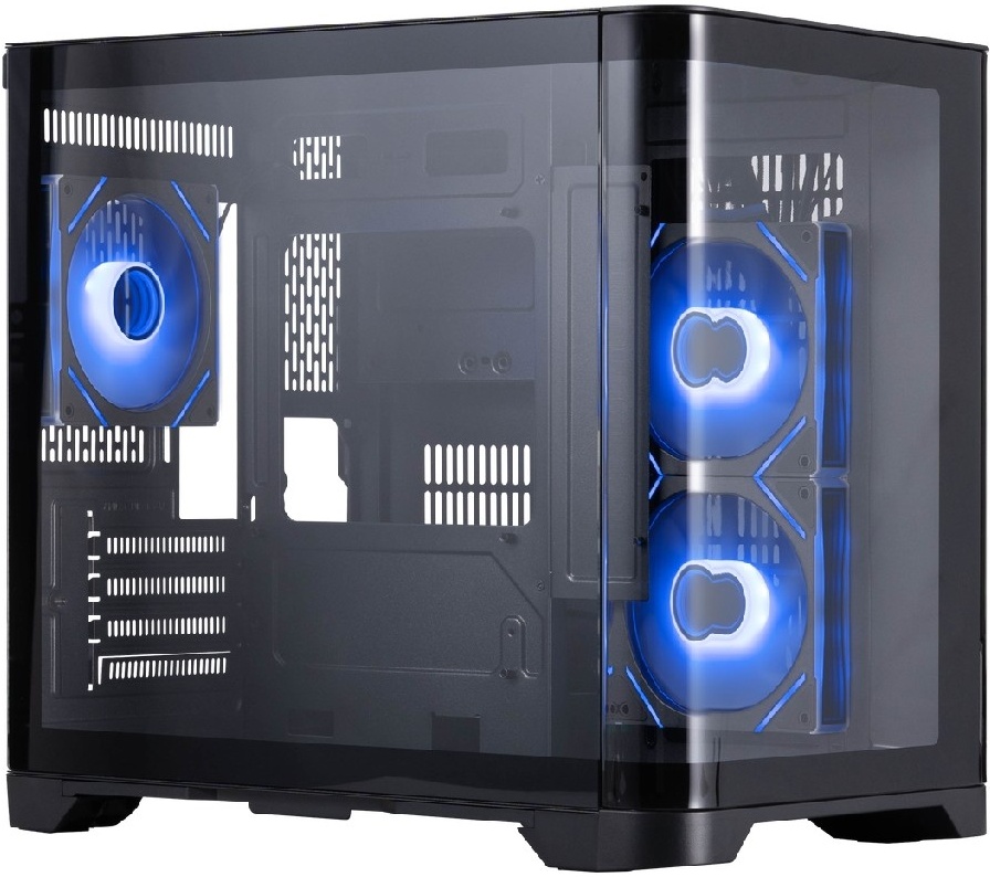 Корпус mATX 1STPLAYER UVIEW UV5 ARGB Black