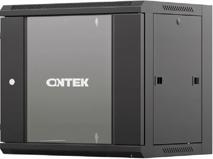 Шкаф настенный 19", 9U ONTEK TSN9U6455GSRSWRW-9005