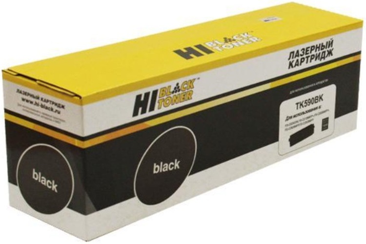 Тонер-картридж Hi-Black HB-TK-590Bk Черный