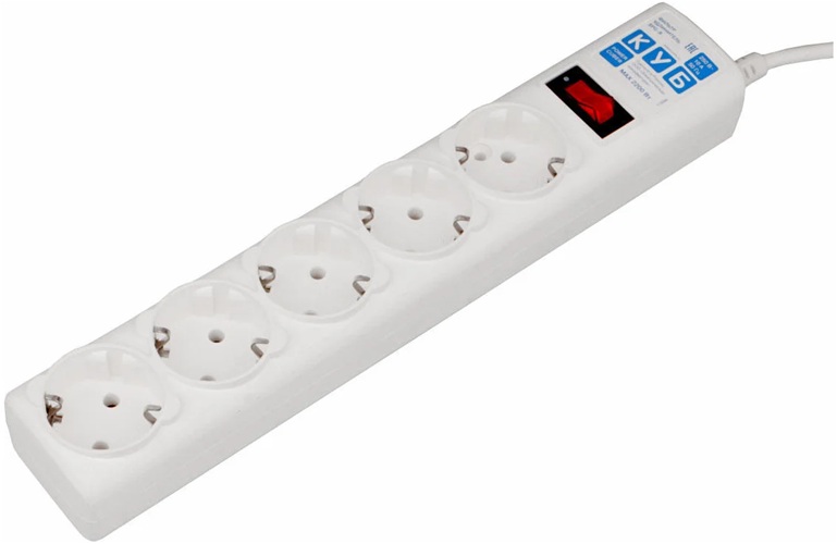 Сетевой фильтр Power Cube SPG-B-0,5M-WHITE