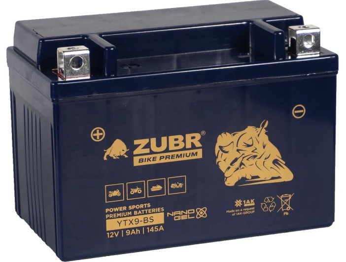 Батарея ZUBR YTX9-BS (ZubrPrem)