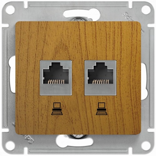 Розетка компьютерная Systeme Electric GSL000585KK