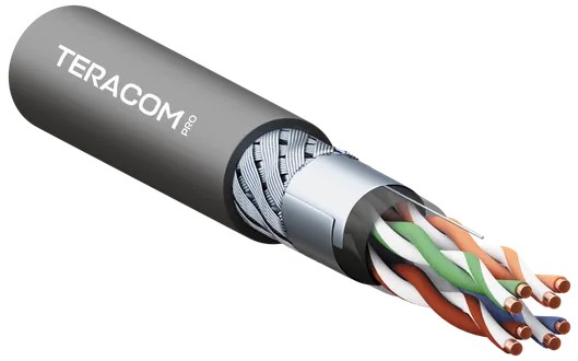 Кабель витая пара EKF TRP-5ESFU-04PU-BK-OIE5