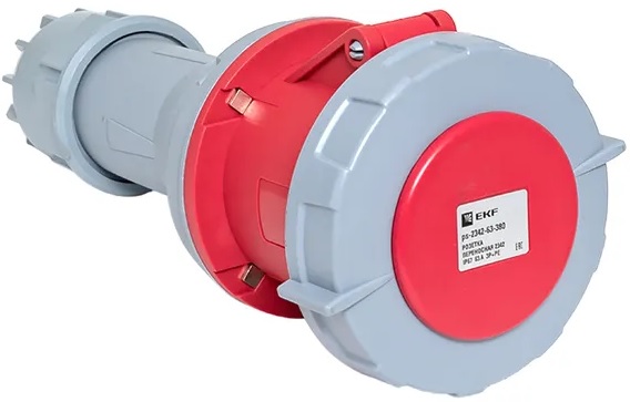 Розетка переносная EKF ps-2342-63-380
