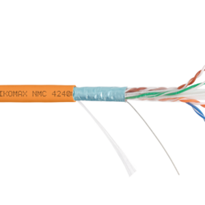 Кабель витая пара F/UTP 6 кат. 4 пары NikoMax NMC 4240C-OR