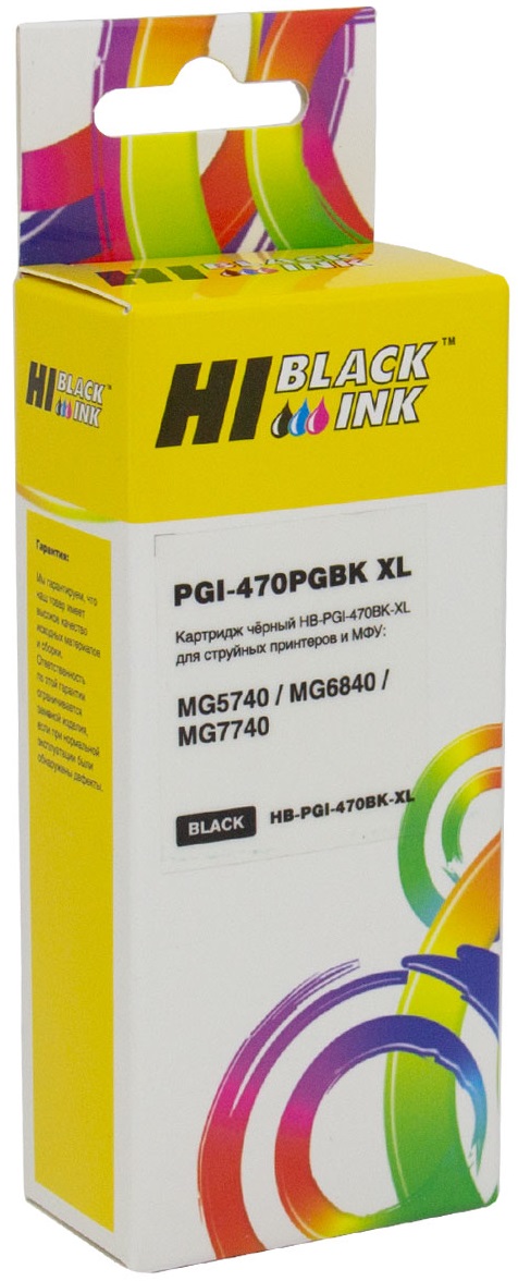 Тонер-картридж Hi-Black PGI-470XLPG Черный