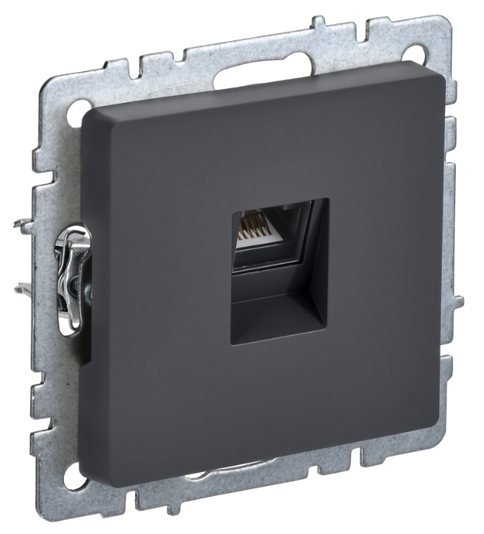 Розетка компьютерная IEK BR-K10-1-K53