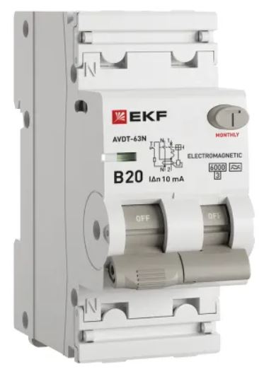 Автомат дифференциальный EKF D63N26MA20B10