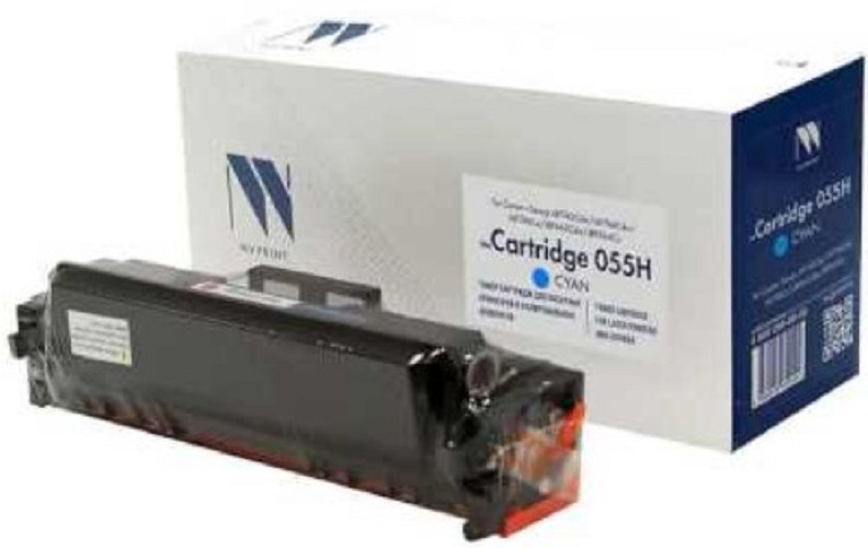 Тонер-картридж NVP NV-055HNCC Голубой