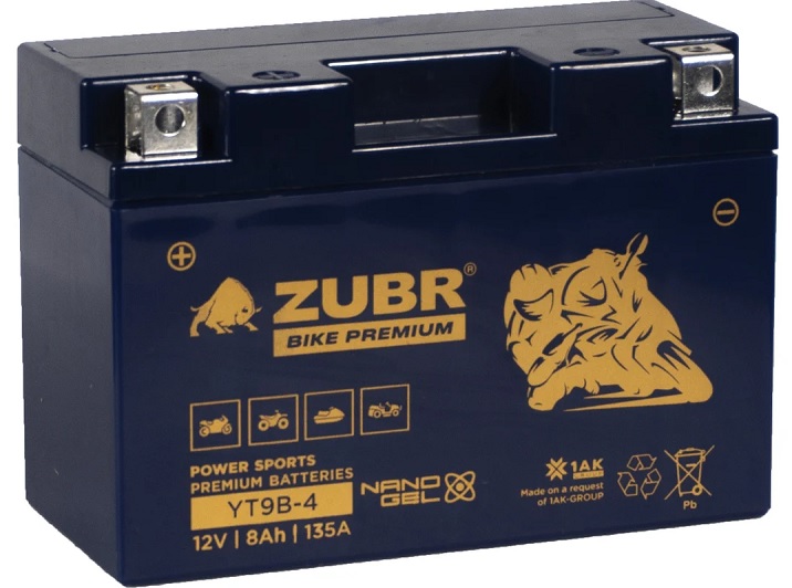 Батарея ZUBR YT9B-4 (ZubrPrem)