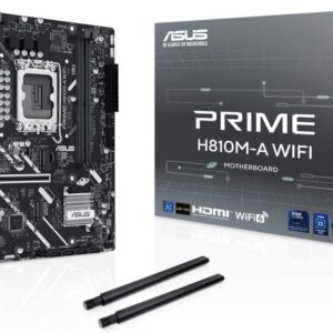 Материнская плата ASUS PRIME H810M-A WIFI, LGA1851, Intel H810, mATX