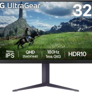 Монитор 31.5 " LG UltraGear 32GS85Q-B, Серый, [32GS85Q-B]