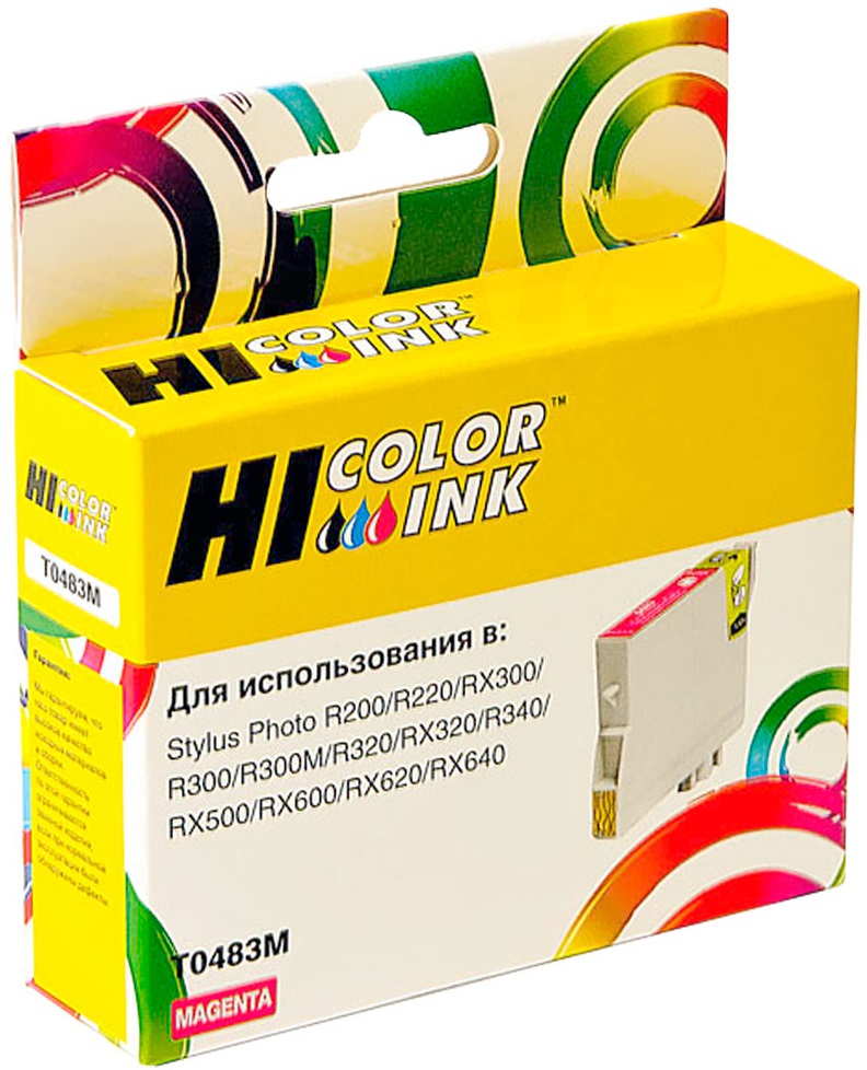 Тонер-картридж Hi-Black HB-T0483 Пурпурный