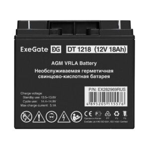 Батарея аккумуляторная Exegate DT 1218