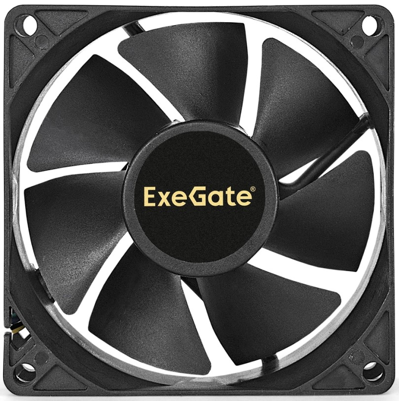 Вентилятор для корпуса Exegate E08025B4P-PWM