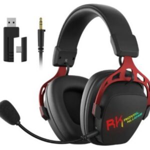 Беспроводные наушники Royal Kludge RK HG103, Bluetooth, Проводной, Охватывающие, Черный, [6935280829437]
