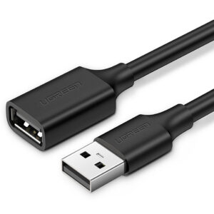 Кабель удлинительный USB A (M) - USB A (F), 3м, UGREEN US103