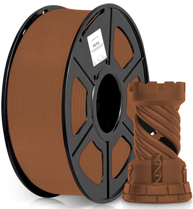 Пластик для принтера 3D PETG Cactus CS-3D-PETG-1KG-COFFEE
