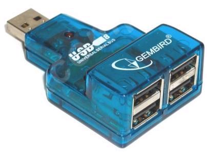 Разветвитель USB 2.0 Gembird UHB-CN224