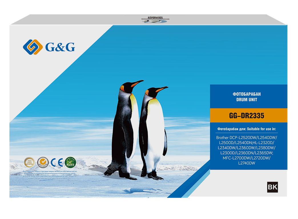 Тонер-картридж G&G GG-DR2335 Черный
