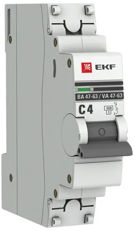 Автоматический выключатель EKF mcb4763-DC-1-04C-pro
