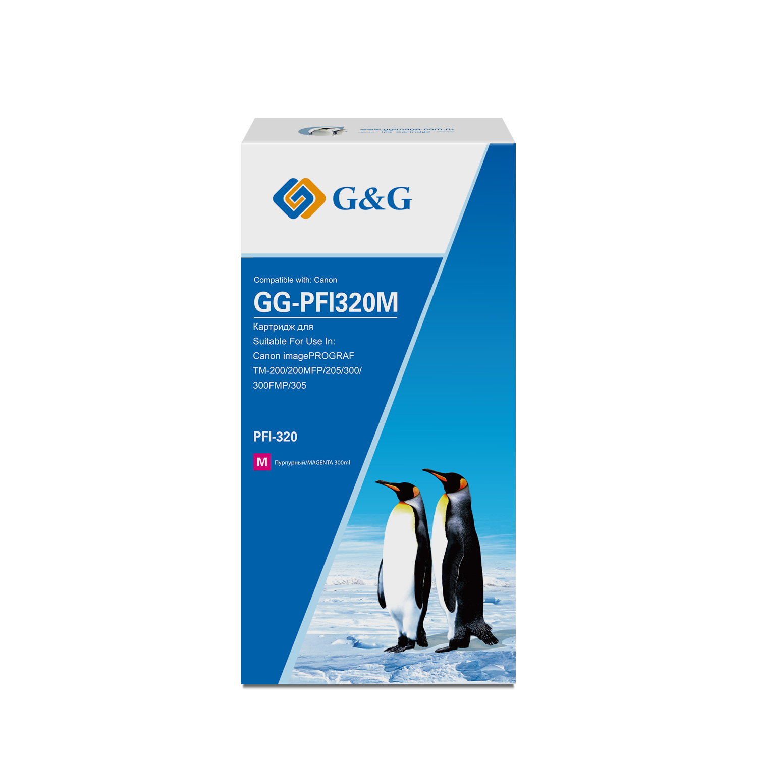Тонер-картридж G&G GG-PFI320M Пурпурный