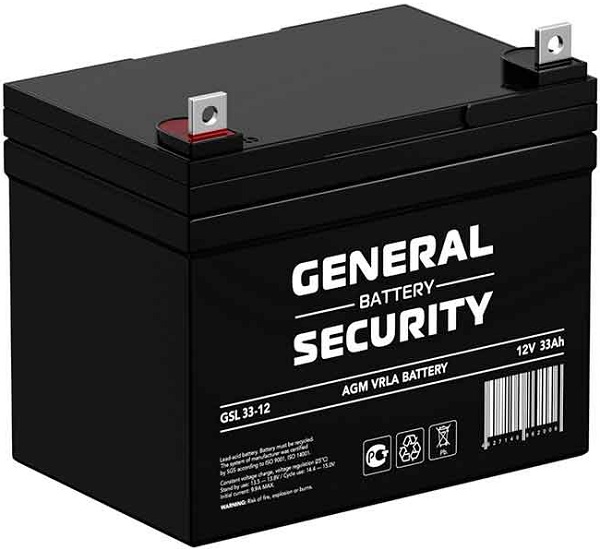Аккумулятор General Security GSL33-12