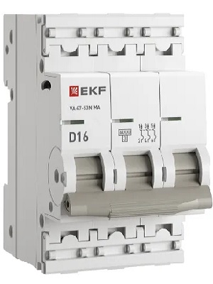 Автоматический выключатель EKF M63MA6316D