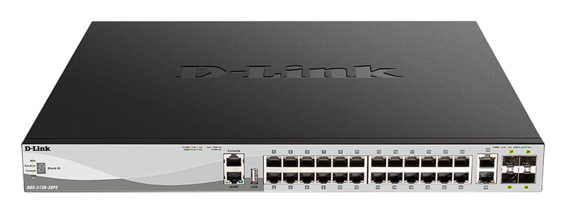 Коммутатор управляемый D-link DGS-3130-30PS/B2A