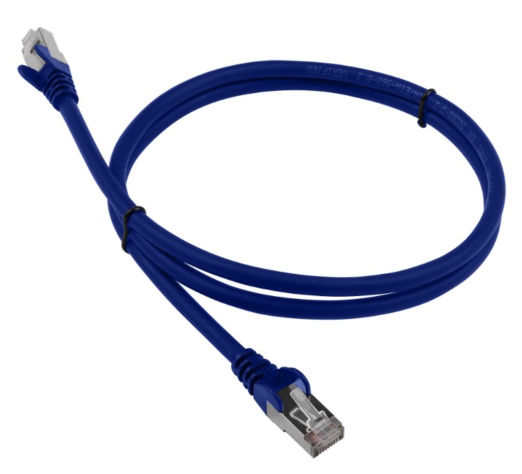 Кабель патч-корд F/UTP 6 кат. 10м Lanmaster LAN-PC45/S6-10-BL