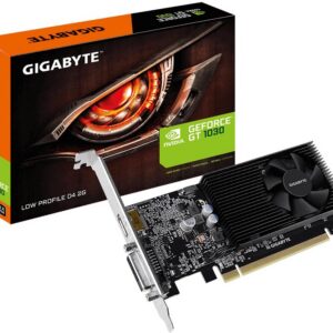 Видеокарта GIGABYTE nVidia GeForce GT 1030, 2 ГБ GDDR4, [GV-N1030D4-2GL]