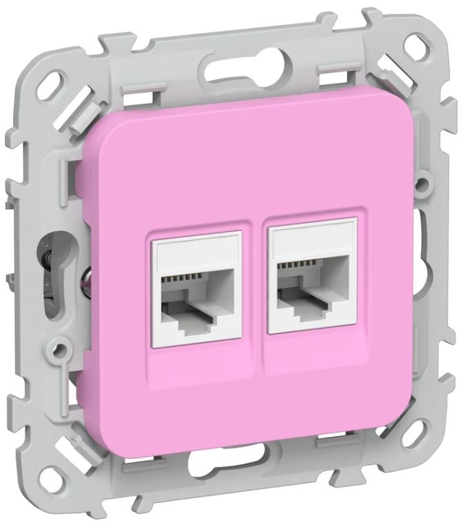 Розетка компьютерная IEK FI-K22-1-K99