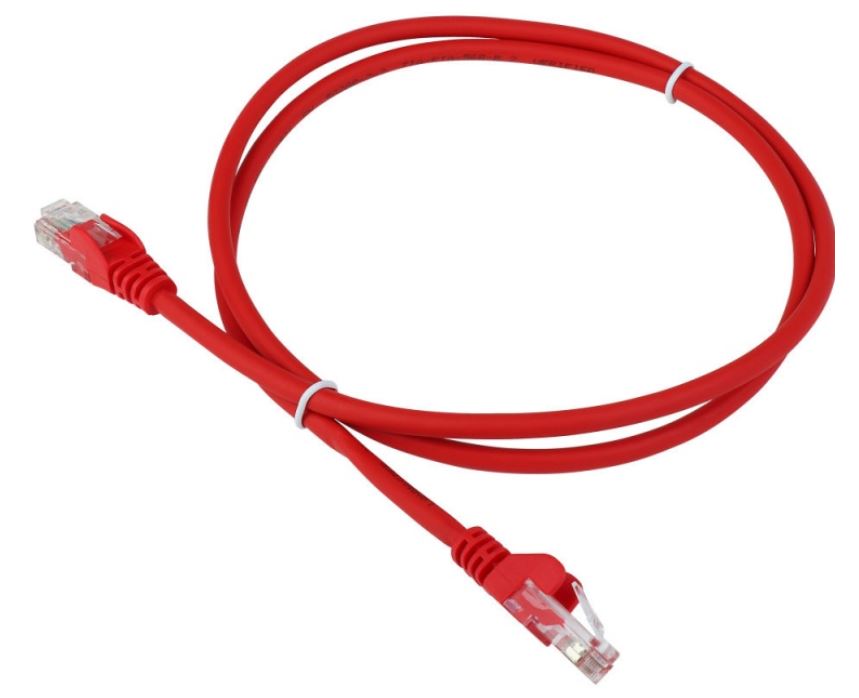 Кабель патч-корд U/UTP 6 кат. 3м Lanmaster LAN-PC45/U6-3.0-RD